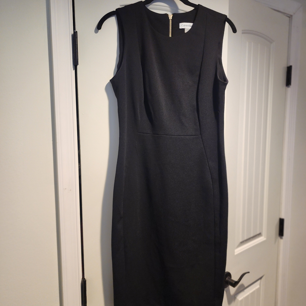 Calvin Klein Black Midi Dress